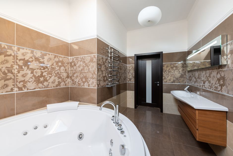 Luxury modern bathroom interior design